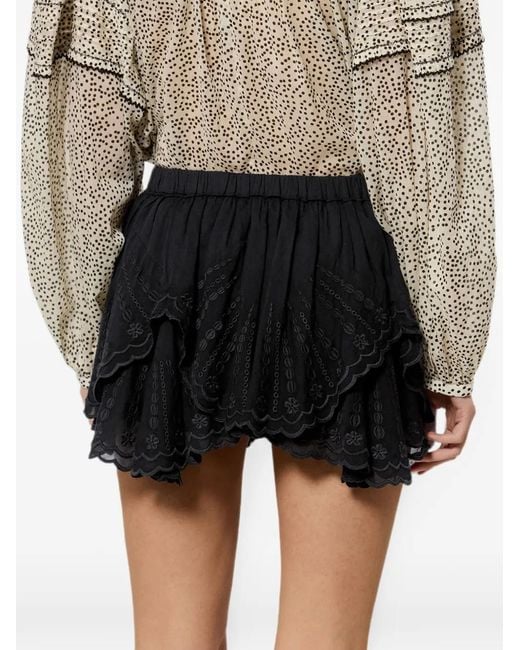 Isabel Marant Black Layale Shorts
