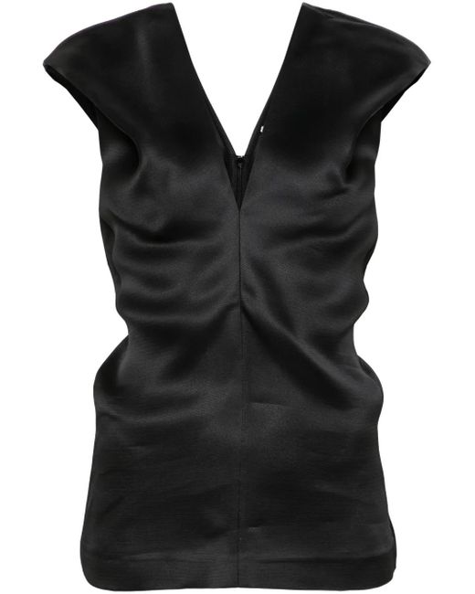 Khaite Ami Top in het Black