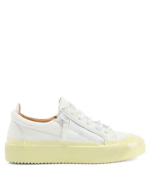 Giuseppe Zanotti White Gail Match Sneakers