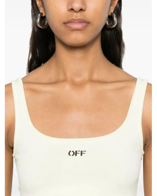 Canotta Con Logo di Off-White c/o Virgil Abloh in White