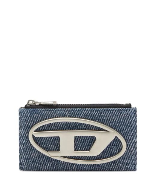 DIESEL Blue Denim Card Holder