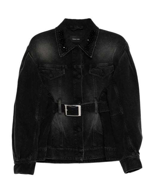 Simone Rocha デニムジャケット Black