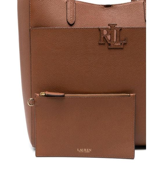 Ralph Lauren Brown Cameryn Tote Bag