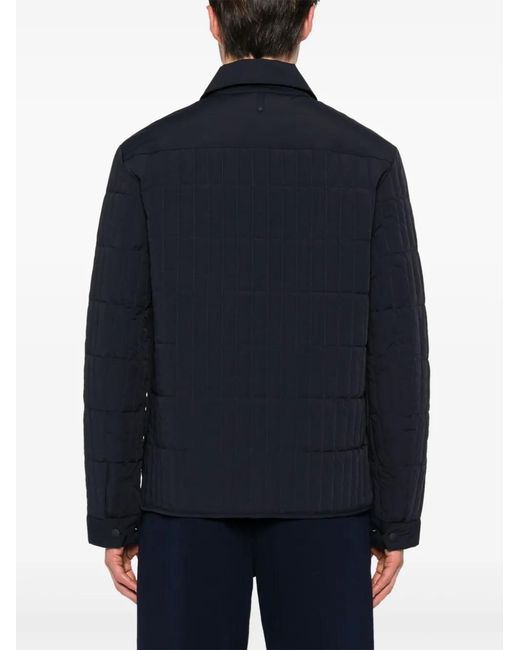Mackage Blue Mateo Quilted Jacket for men