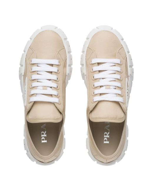 prada double wheel low trainers