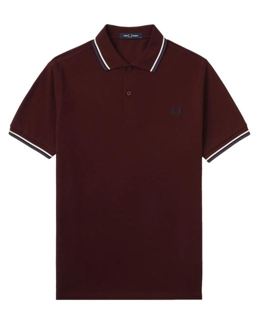 メンズ Fred Perry The Twin Tipped ポロシャツ Red