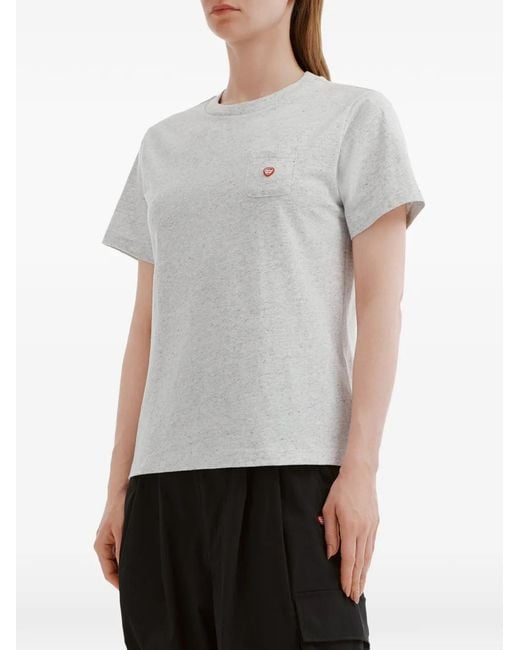 Chocoolate White T-Shirt À Patch Logo