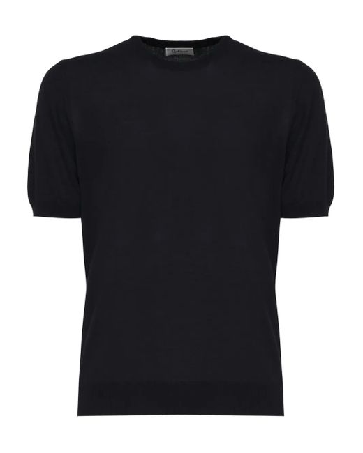 Galiana Cotton T-Shirt in het Black voor heren