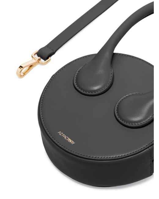 AZ FACTORY Black X Ester Manas Round Cake Tote Bag