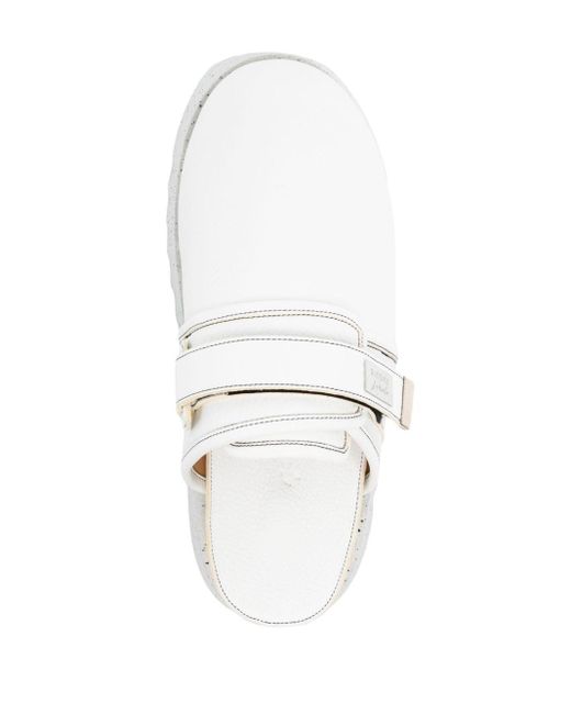 Suicoke White X Marsell Zavo Leather Mules for men