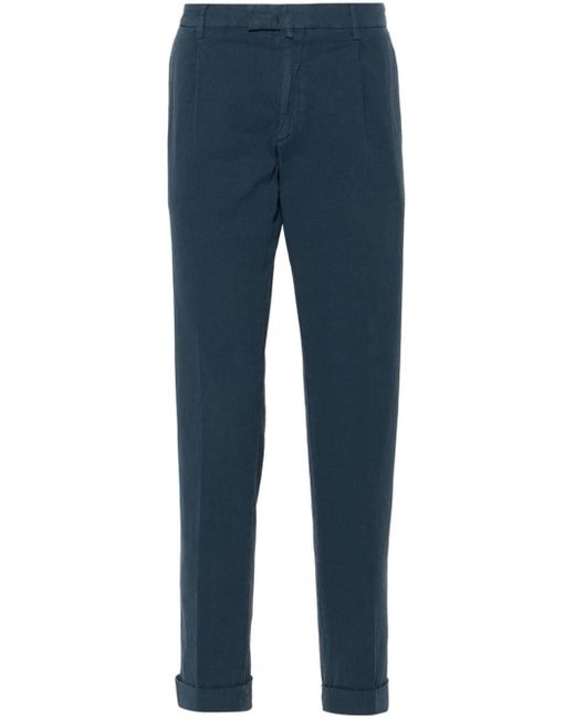 Pantalones ajustados de tejido seersucker Briglia 1949 de hombre de color Blue