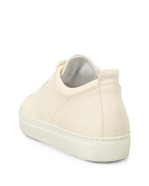 Lanvin Natural Cap-Toe Sneakers