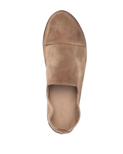 Marsèll Brown Strasacco Suede Loafers for men