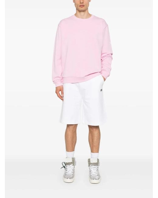 Gcds Pink Essentials Sweatshirt for men