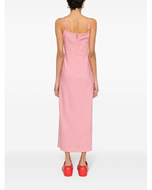 MSGM リボンディテール ドレス Pink