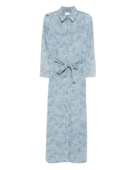 Vestido vaquero Chassidy Alice + Olivia de color Blue