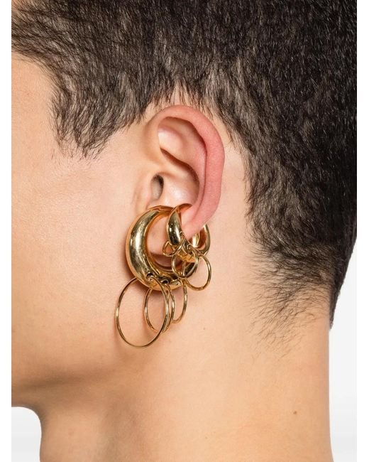 Panconesi Metallic Circle Ear Cuffs