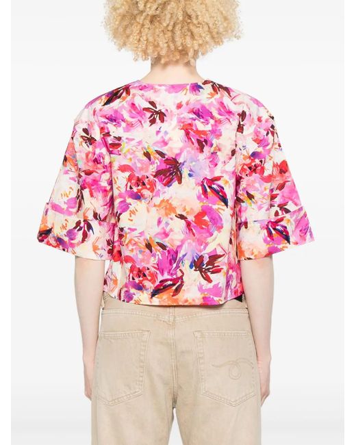 Ulla Johnson Pink Suri Blouse