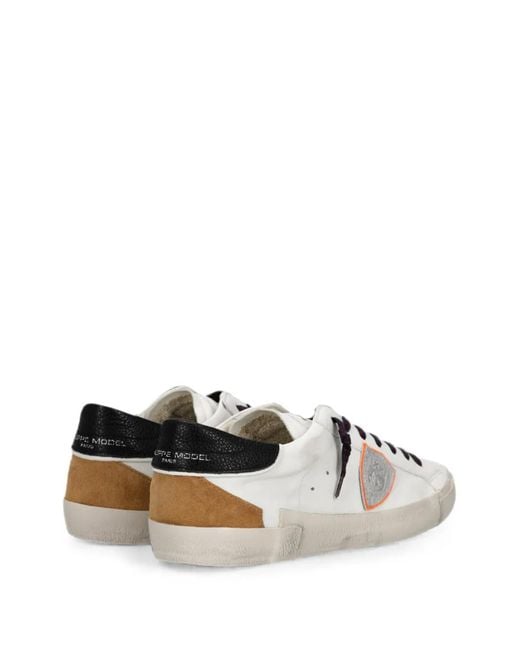 Philippe Model White Prsx Low Sneakers for men