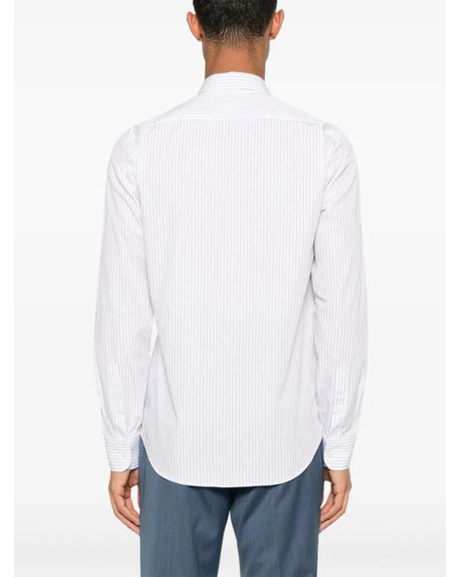 Fursac White Cotton Shirt for men