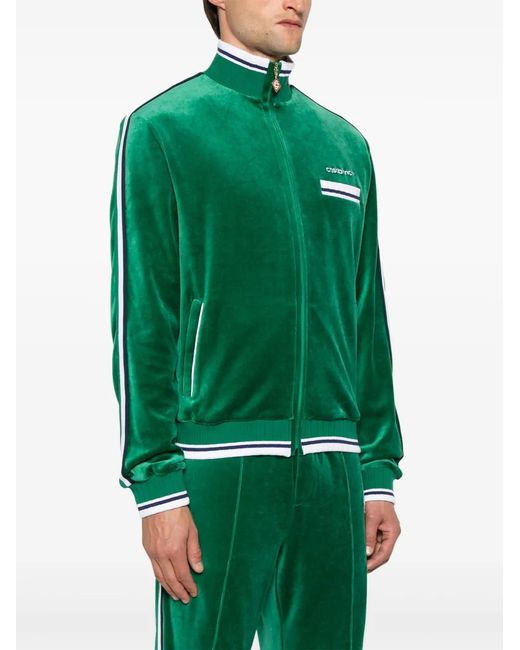 Casablanca Green Velour Jacket for men