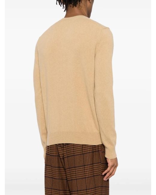 COMME DES GARÇONS PLAY Natural Wool Cardigan