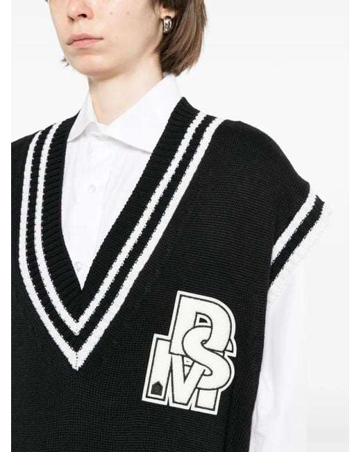 Dover Street Market Black X Kei Ninomiya Patched Vest