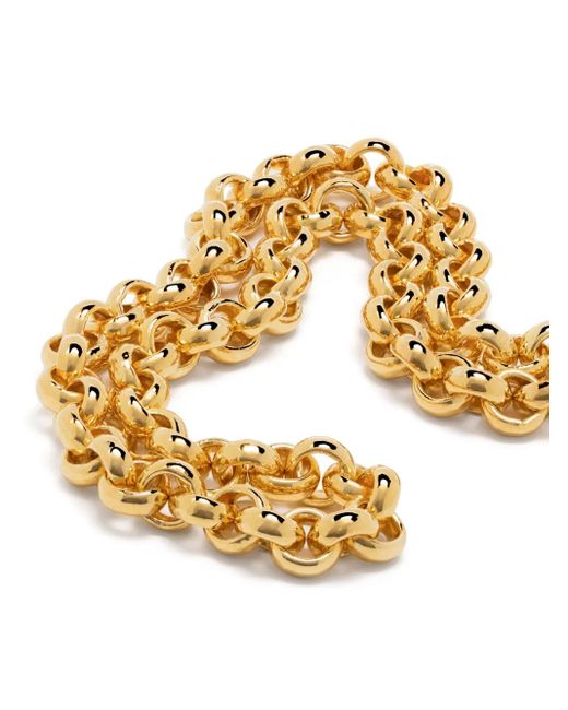 Tom Wood Metallic Thick Rolo Chain Necklace