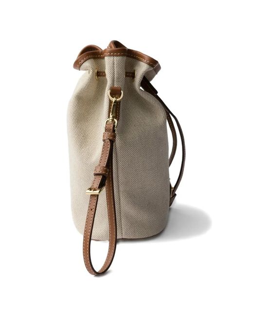 Pouch di Prada in Natural