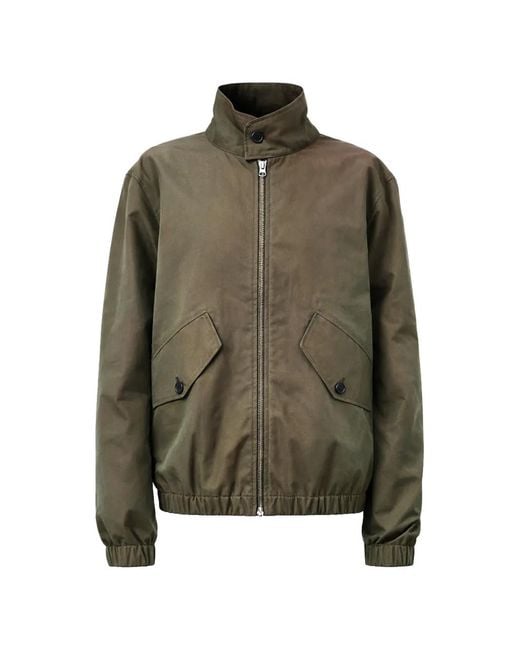 Another Aspect Green Surchemise Another Jacket 5.0 À Fermeture Zippée for men