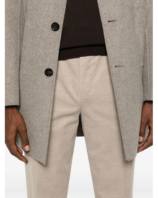 Zegna Natural Corduroy Trousers for men