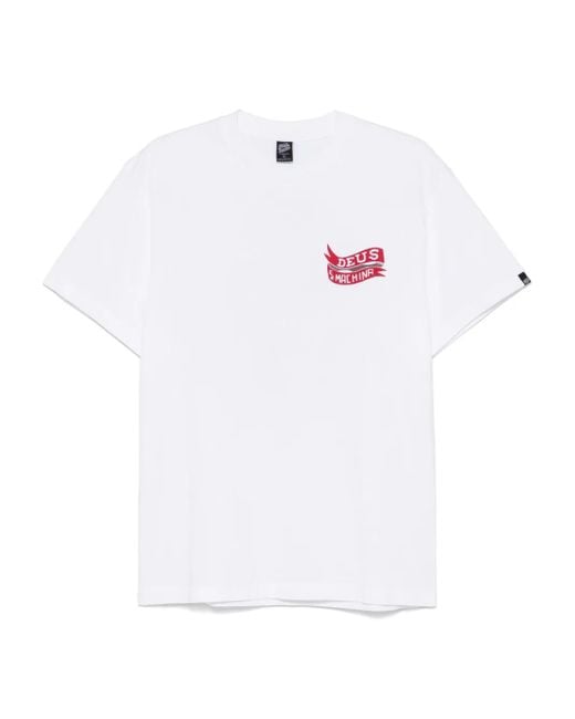 Deus Ex Machina Men's White Jailer Sappy T-Shirt