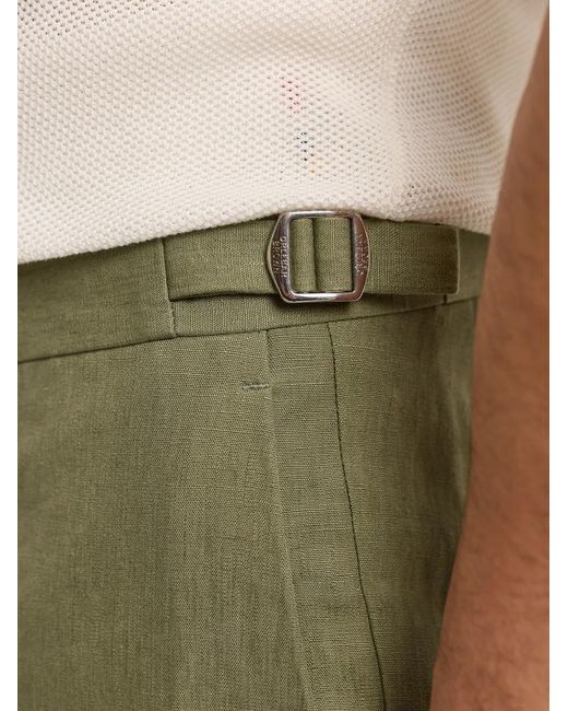 Orlebar Brown Green Griffon Trousers for men