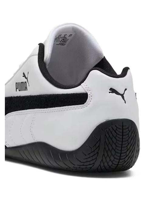 PUMA White Speedcat Lthr for men