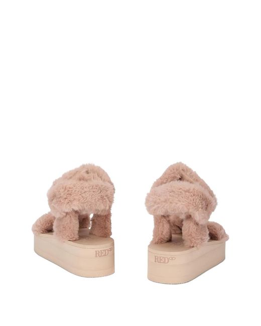 Red(v) Pink Platform Sandals