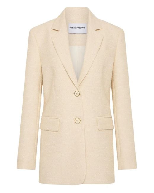 Rebecca Vallance Natural Button Winnie Blazer