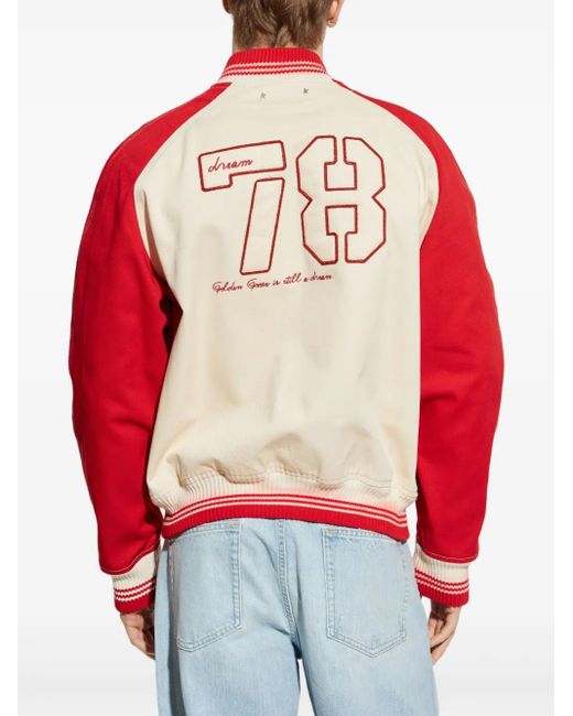 Golden Goose Deluxe Brand Natural Bomber Jackets for men