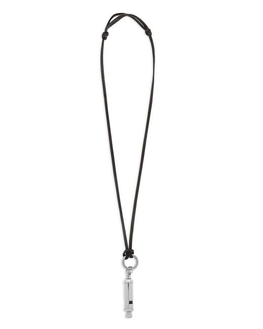 Lemaire Metallic Acme Whistle Necklace
