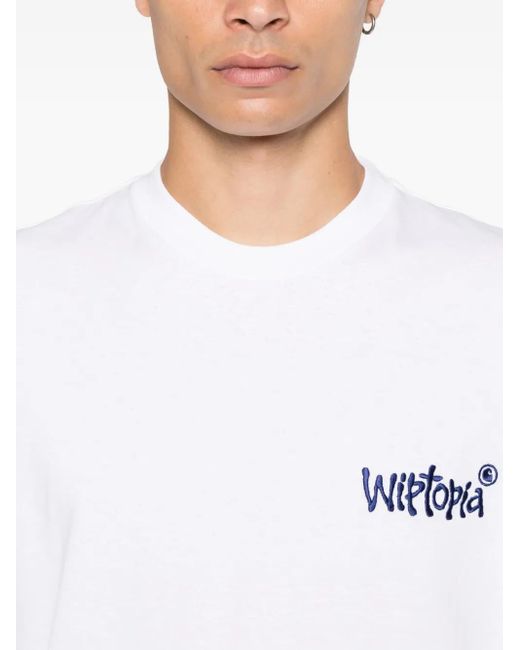 Carhartt White Wiptopia Script T-Shirt for men