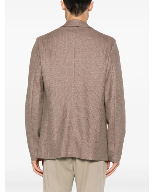 Harris Wharf London Einreihiges Sakko Mit Fallendem Revers in Brown für Herren