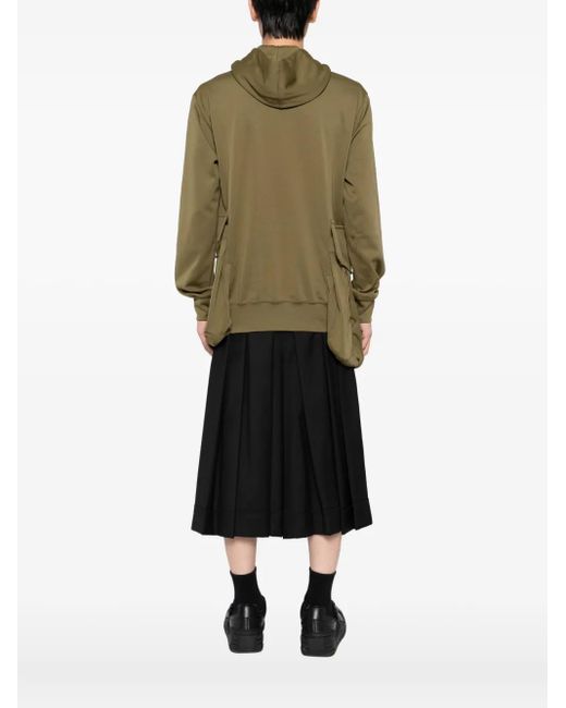 Comme des Garçons Green Drawstring Hoodie for men