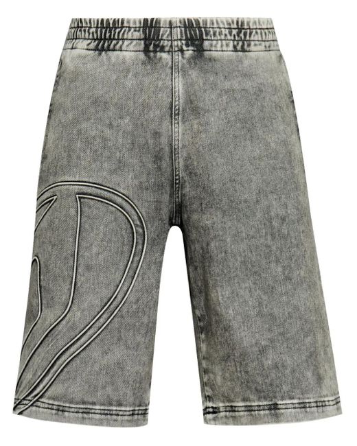 DIESEL D-enny-s トラックショーツ Gray