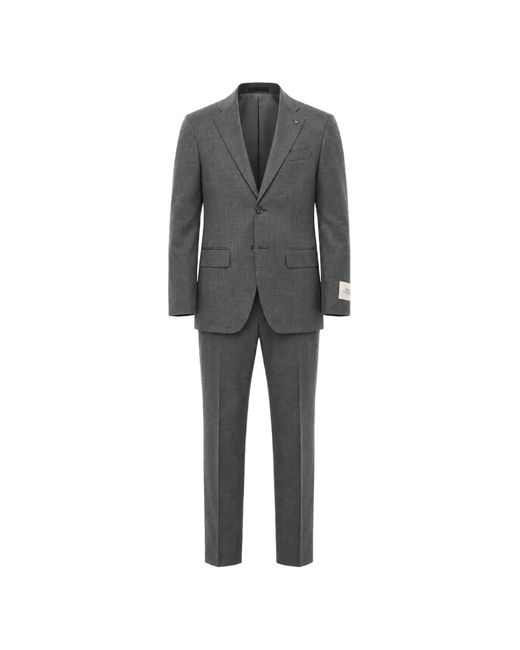 Corneliani Gray Costume À Simple Boutonnage for men