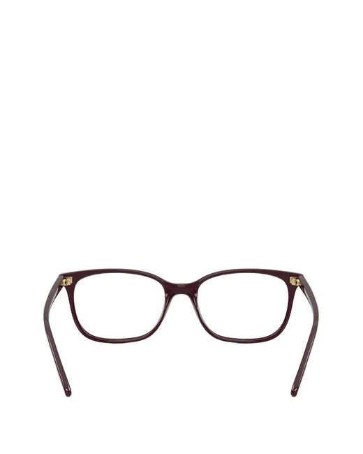 Vogue Purple Rectangle-Frame Glasses
