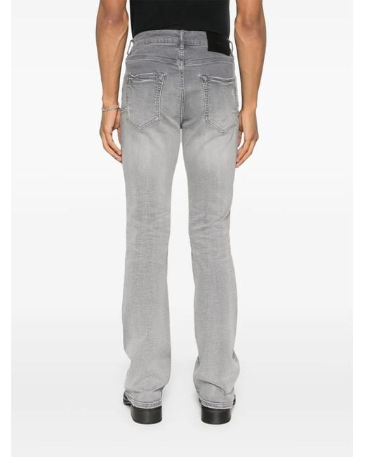Purple Brand Gray Flare Stormy Sky Jeans for men