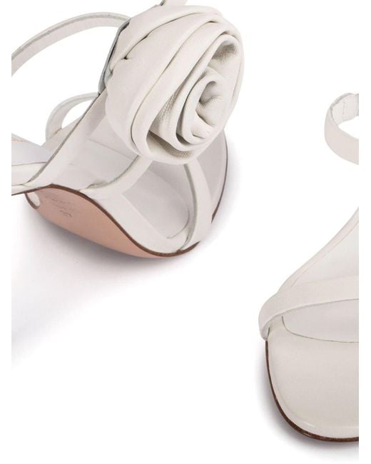 Le Silla White Sandals