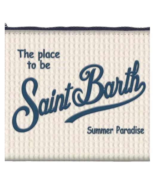 Mc2 Saint Barth White Aline Clutch Bag