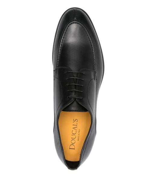 Stringate di Doucal's in Black da Uomo