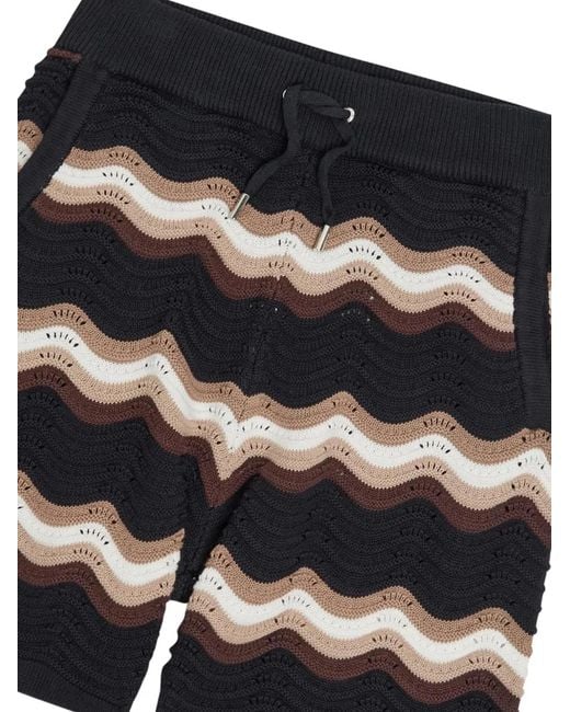 Raith Black Primavera Deck Shorts for men