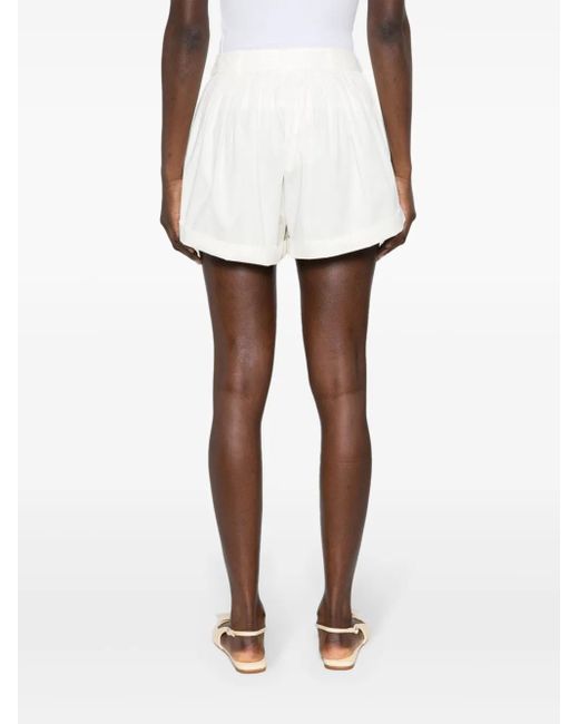 Doen Paige Popeline Shorts in het White